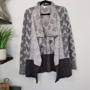 Lucky Brand Open-Front Drape Cardigan